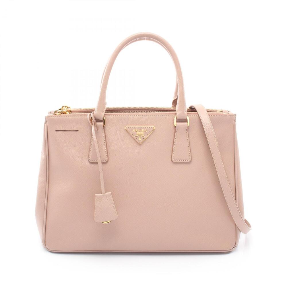 Prada SAFFIANO LUX Galleria Tote Bag Leather Pink